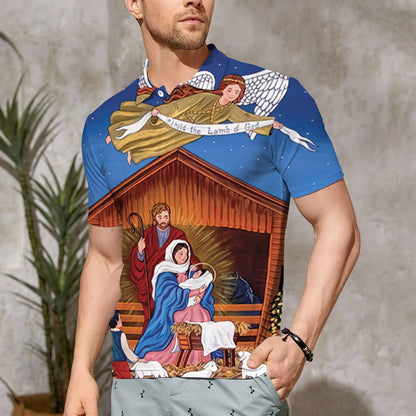 Holy Family God Polo Shirt For Men | Polo T-shirt | Men Short Sleeve Shirt